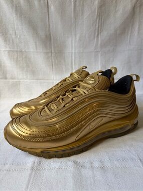 Nike Air Max 97 Gold Medal Olympic Sneakers Men's Size 10 CT4556-700